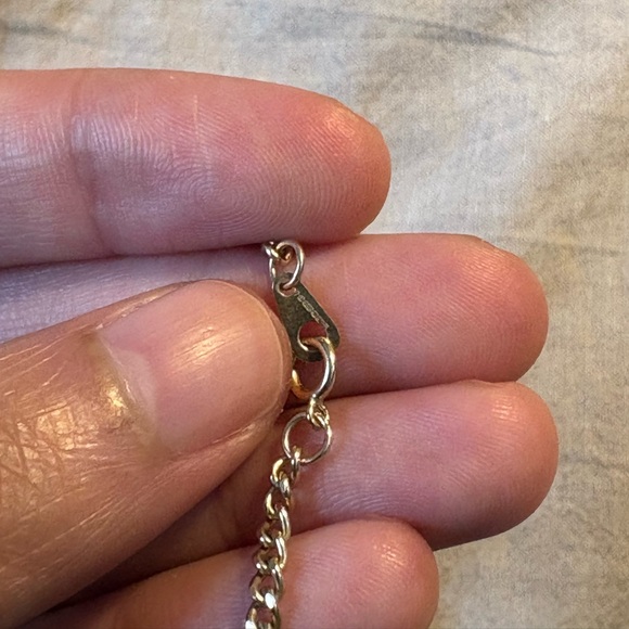 VINTAGE SOLID GOLD CURB CHAIN - Picture 4 of 4